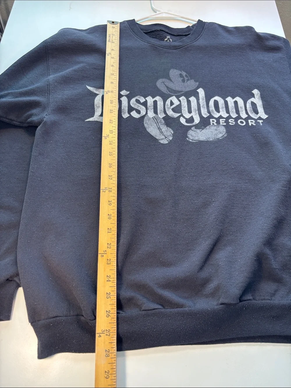 Hanes Black Disneyland Resort Crewneck Sweatshirt -540sku